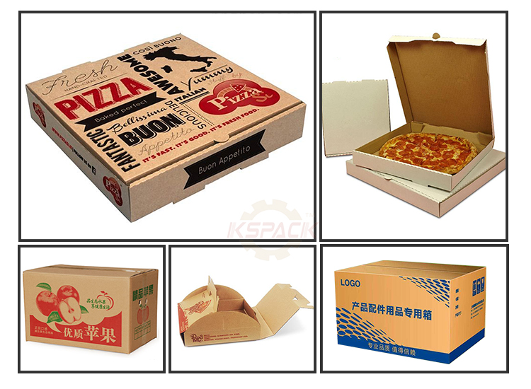 Pizza 415V Corrugated Carton Box Machine 2-3 Persons Operator