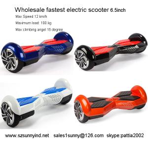 Quality electric scooter adults two wheels two wheel hoverboard for sale wholesale