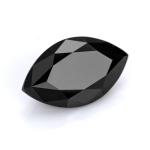 Synthetic Loose Cushion Cut Black Moissanite Gemstone Diamond