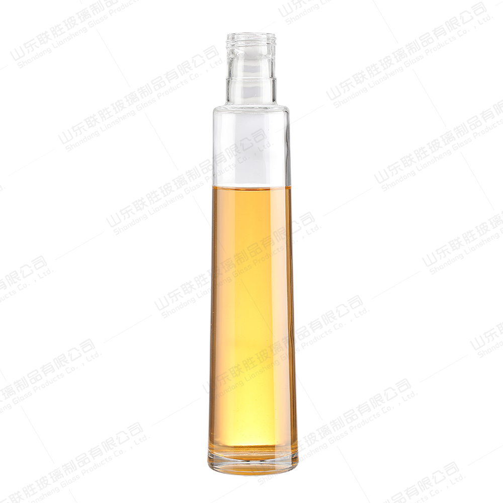 500ml Empty Glass Bottle for Whisky Brandy Healthy and Lead-free Glass Material