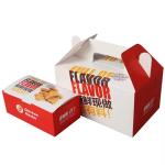Paper Cardboard Customized Printing Biodegradable Fast Food Boxes for French