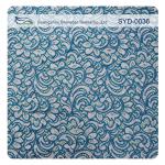 Double Color Cotton Nylon Lace Fabric For Home Textile / Eyelash Lace Fabric