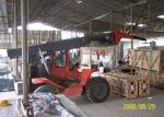 Rigid Suspension Chassis All Terrain Telehandler , Hydraulic Power Steering Boom