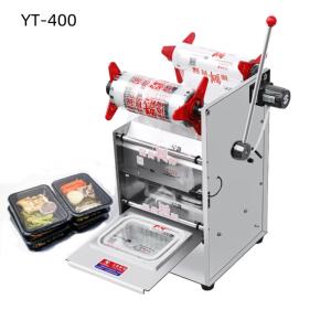 Quality SUS304 Plastic Food Tray Sealing Machine Tabletop Manual wholesale
