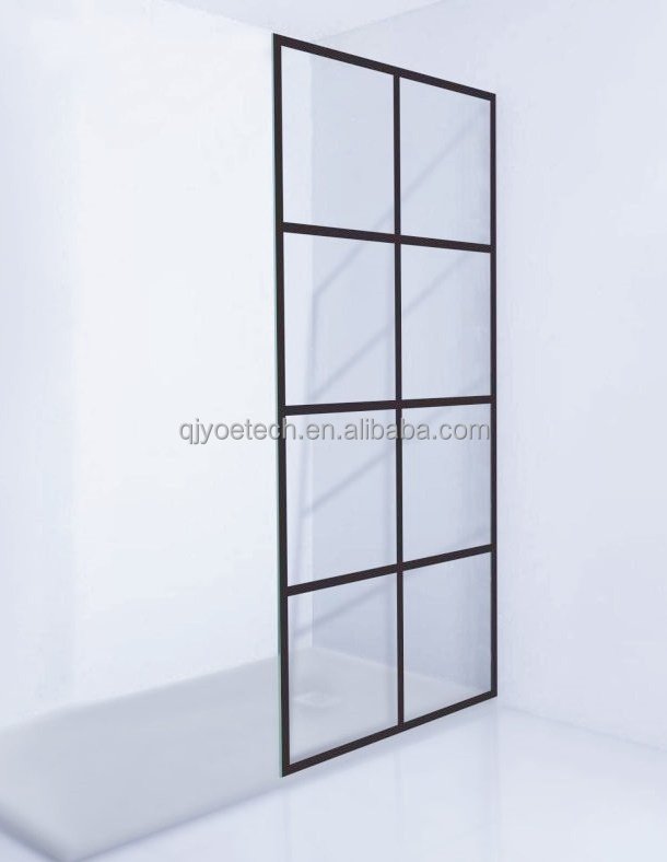 Customized Logo Elegant Design Single French Shower Door for Bathroom or Living Room