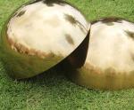 316 Grade Hollow Half Sphere Golden Plating 150mm 180mm High Temperature