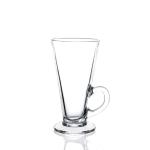 Manufacture Customized Clear Transparent Durabe High Quality Glass 180ML Coffee