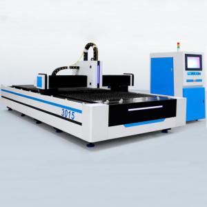 Quality Sheet Metal CNC Fiber Laser Cutting Machine 3kw Double Table 3015 wholesale