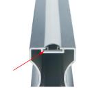 Shock Absorption Wardrobe Door Seal Strip Pvc Rubber Strip 14*6mm