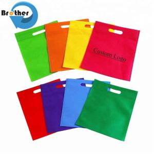 Quality PP Woven Bag Eco Friendly Custom 100% PP Spunbond Non Woven Fabric Reusable Non Woven Shopping Bag T Shirt Bag wholesale