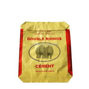 Quality 25KG 40KG 50KG PP Cement Empty Bags Ad Star Block Bottom Valve Sack Bag wholesale