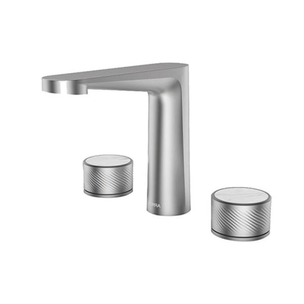 204mm Basin Mixer Faucet 3 Hole Chrome Bathroom Sink Widespread Faucet Mixing