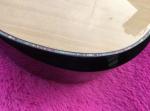 Custom body cut acoustic guitar Real abalone solid top SP14 electric acoustic