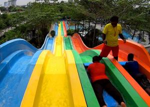 Quality Flat Ground Adult Big Water Slides Funny Outdoor Amusement Water Play Equipment wholesale