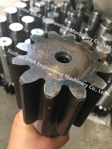 Quality Tadano/Unic 300 gear shaft used with slewing bearing, 40Cr gear shaft for crane wholesale