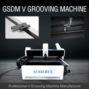 Quality 1225 Automatic V Grooving Machine For Cupboard Stainless Steel Processing wholesale