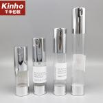 10-30ml Cosmetic Airless Bottle Empty AS UV Coating Vacuum Lotion Bottle Slim