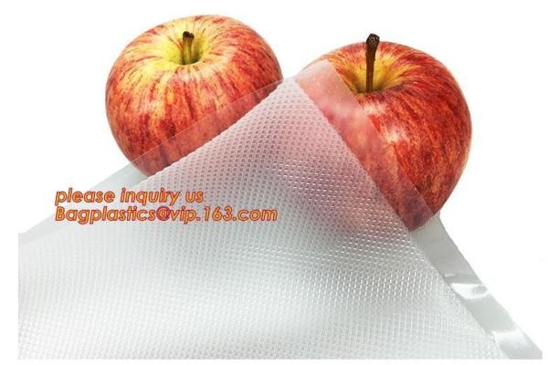 vacuum pouch Zipper with valve vacuum bags Three side seal vacuum bags Guesset