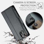 QLTYPRI Wallet Cover for iPhone 13/14, [RFID-blocking] credit card slot holder