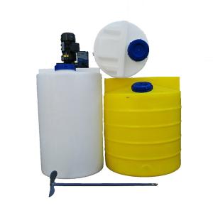 Quality Electric Water Treatment 50 Gallon Mixing Tank Chemical Storage OEM wholesale