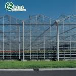 Vegetable Fruits Flowers Tomatoes Greenhouse with Inside and Outside Shading