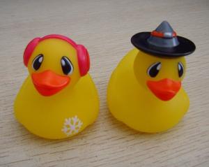 Quality 5cm Length Mini Yellow Cute Rubber Ducks , Bathroom Rubber Ducks Phthalates Free wholesale
