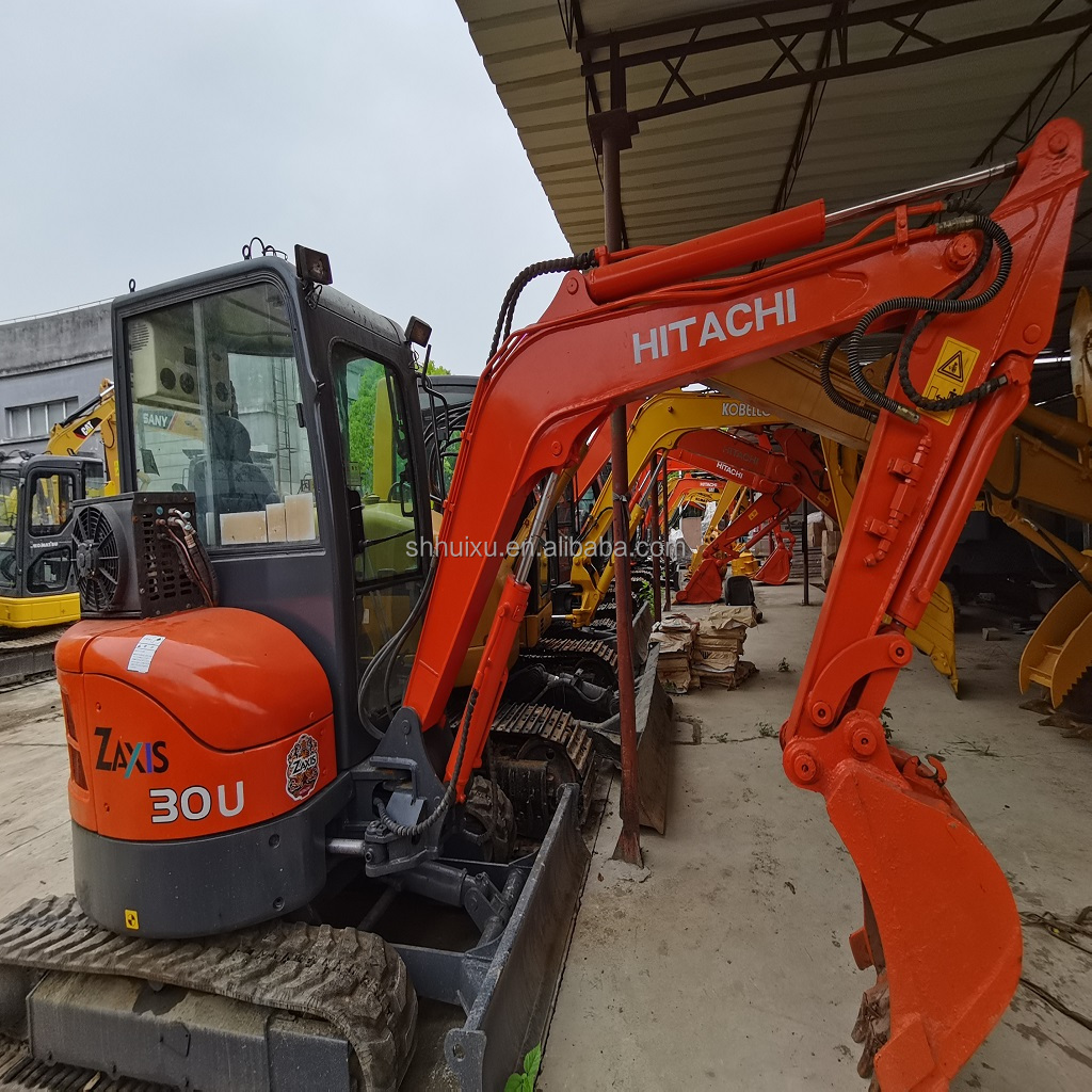 used hitachi zx30U crawler excavator 3 ton mini zx30U excavator with attachments hydraulic zx30U