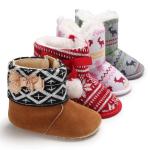 2019 winter warm cotton giraffe snow 0-18 months boy girl anti-slip baby boots