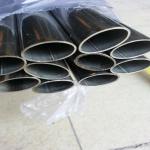 Q195 / Q235 Slotted Steel Tube , Moisture Proof Oval Steel Pipe Custom Color