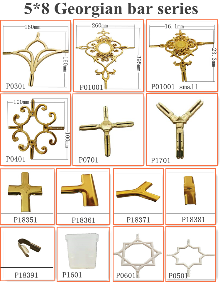 Glass Fittings Double Glazing Georgian Bars Uv Proof Plastic