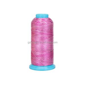 Quality 120D/2 2 Yarn Count Boho Polyester Variegated Embroidery Thread 4000 Yards 96 Colors wholesale