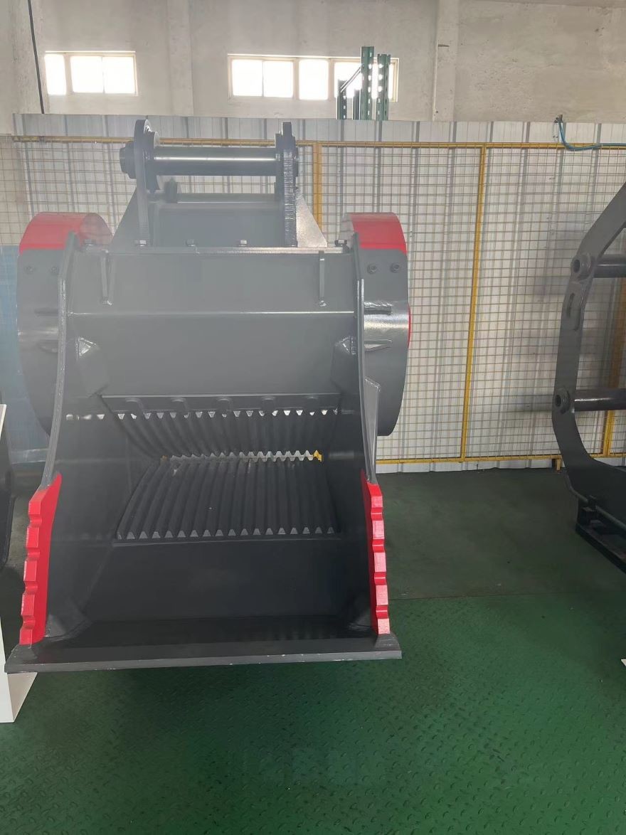 OEM Excavator Crusher Bucket Attachment For 5t -50t Liugong Sany Sunward