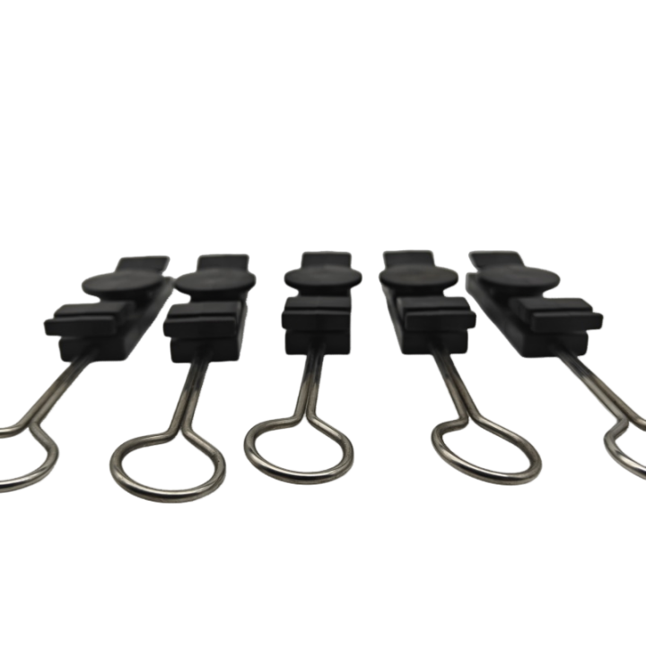 Nylon and Steel Outdoor Flat Open Hook Plastic FTTH S Type Tension Clamps for FTTX
