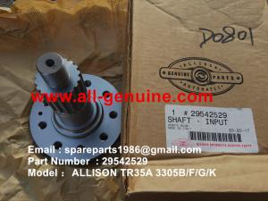 Quality ALLISON TRANSMISSION 29542529 SHAFT TEREX NHL DUMP TRUCK TR35 TR50 TR60 TR100 3305B 3305F 3303 3307 TR45 TR70 MT4400 wholesale