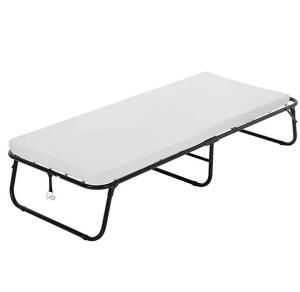 Quality Outdoor Stainless Steel Single Size Folding Bed for Comfortable Rest wholesale