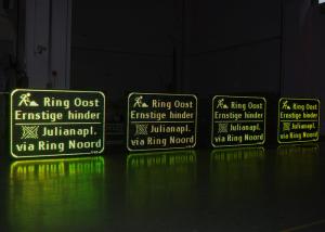China High Resolution Electronic Message Boards , P31.25 Road Traffic LED Warning Signs on sale