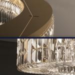 luxury Decor Led Chandelier Creative Crystal Living Room Lamp Modern large