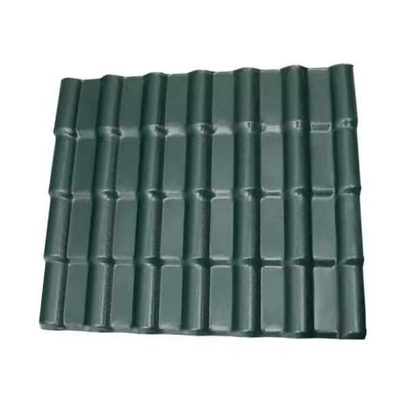 Durable ASA Synthetic Resin Roof Tiles Corrugated PVC Shingle Tile Roofing