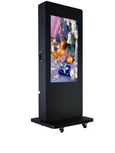Quality 3840 X 2160 UHD IP65 Outdoor Digital Totem For Subway Airport wholesale