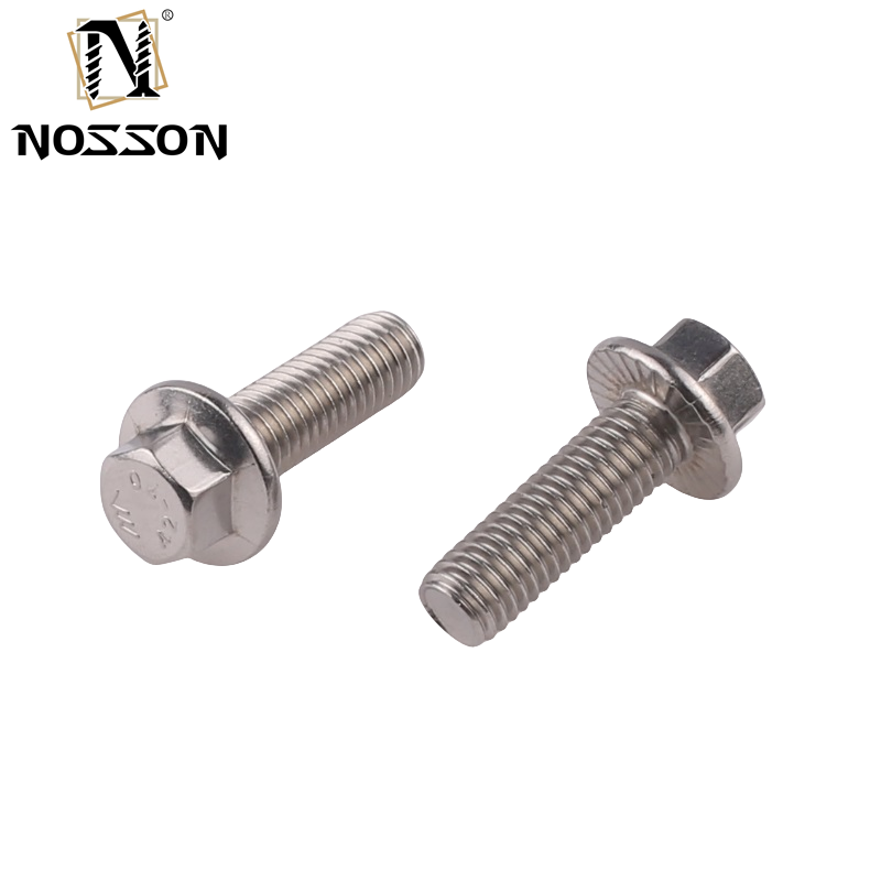 Stainless Steel Carriage Bolts Grade 4.8 8.8 10.9 12.9 Dacromet Hex Flange Bolt With Full Thread DIN6921 Benefit