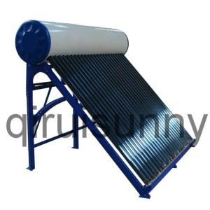 Quality Unpressurized Solar Water Heater with Glass Vacuum Tube Collector Components 50L-500L wholesale
