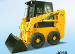 Diesel Engine 0.25 m3 Bucket Capacity Skid Steer Loader for Road / Building
