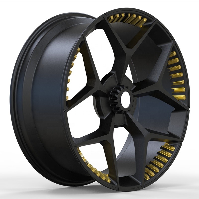 Competitive price 20 21 22 23 inch forged wheels for Lamborghini Centenario gallardo with Golden screw