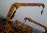 Lifting Hydraulic Truck Mounted Crane, Fast Response Telescoping Boom Crane
