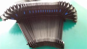 Quality Heat-sealed &amp;folded bellows fabric +PVC for any kind of machine dust covers wholesale