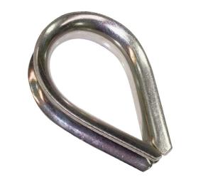 Quality AISI 316 Stainless Steel Cable Railing Thimble EU / Italian / US Type Available wholesale