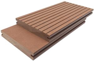 Quality Engineered Premium Composite Decking WPC Tiles For Patio Porch 25mm wholesale