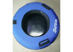 Quality Custom Blue Inflatable Snow Tube , Winter Sport Games Ski Tube For Adults wholesale