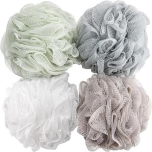 Quality Home Use Multicolor Body Wash Mesh Bath Sponge PE Material wholesale