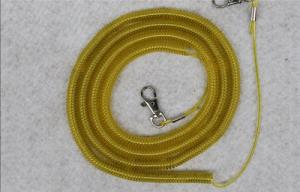 Quality safety spiral lanyard cable coil rope boat fish tackle rod protector wire elastic fishing wholesale